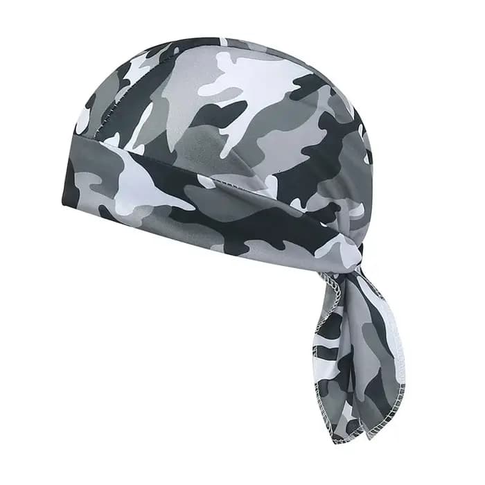 Bandeau de Camouflage Bandana mouchoir tête homme chapeau de Pirate capuche de cyclisme Protection solaire sport respira