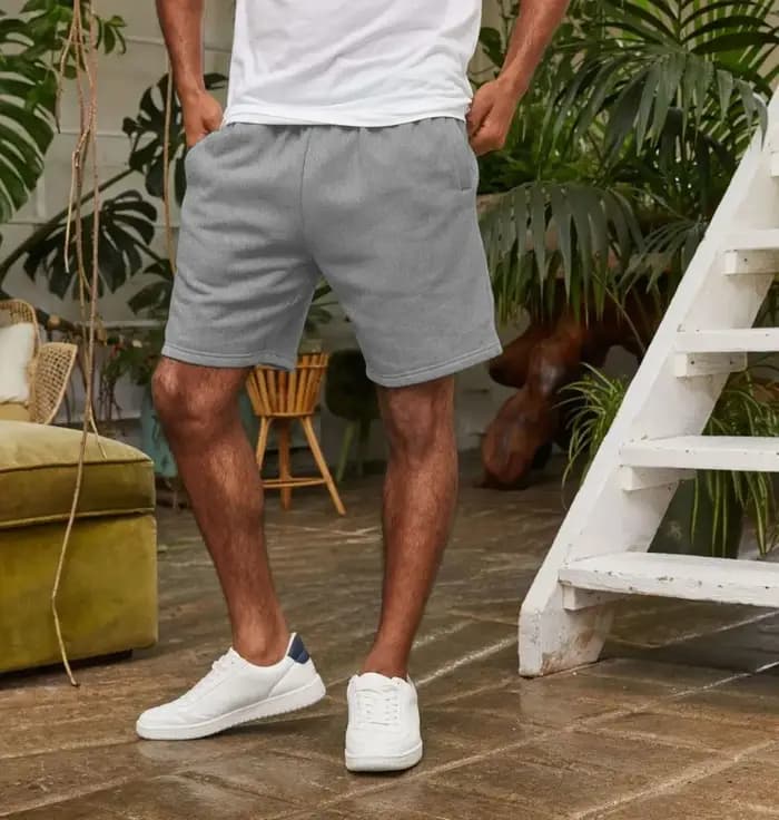 Shorts en jersey de coton biologique pour homme été 2026