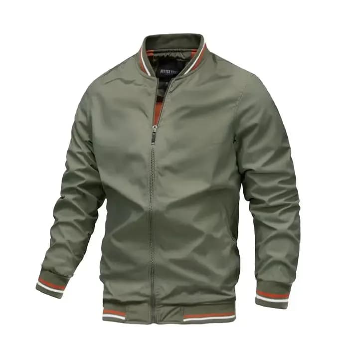 2024 printemps été Bomber veste hommes noir décontracté coupe ajustée Baseball hommes vestes nouvell