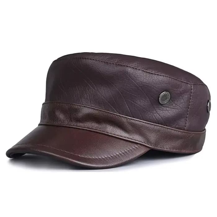 Casquette de Baseball en Cuir group pour Homme