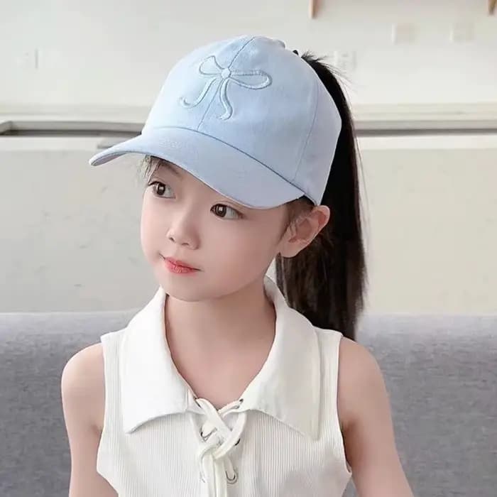 Noeud papillon Casquette de baseball Protection UV Conception de queue vide Chapeau de soleil pour