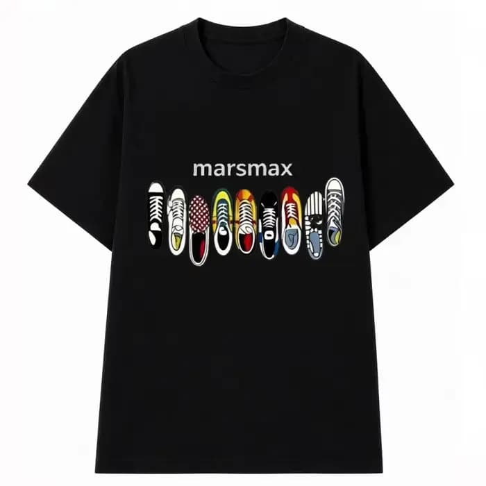 T-shirt tendance pour homme en coton 100% Mars Max Print