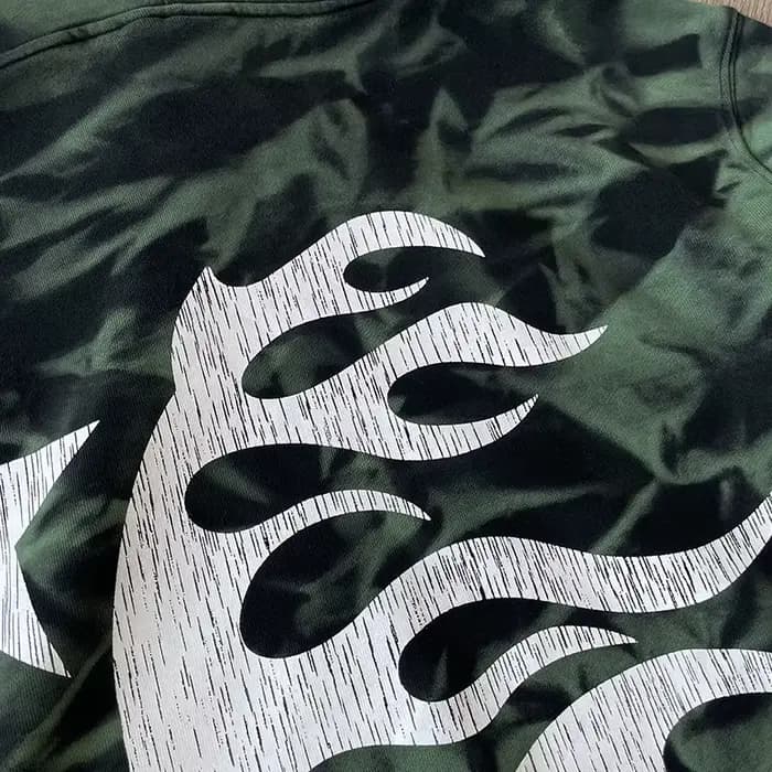HS Green Marble Paradise Sweat à capuche Pull à capuche décontracté