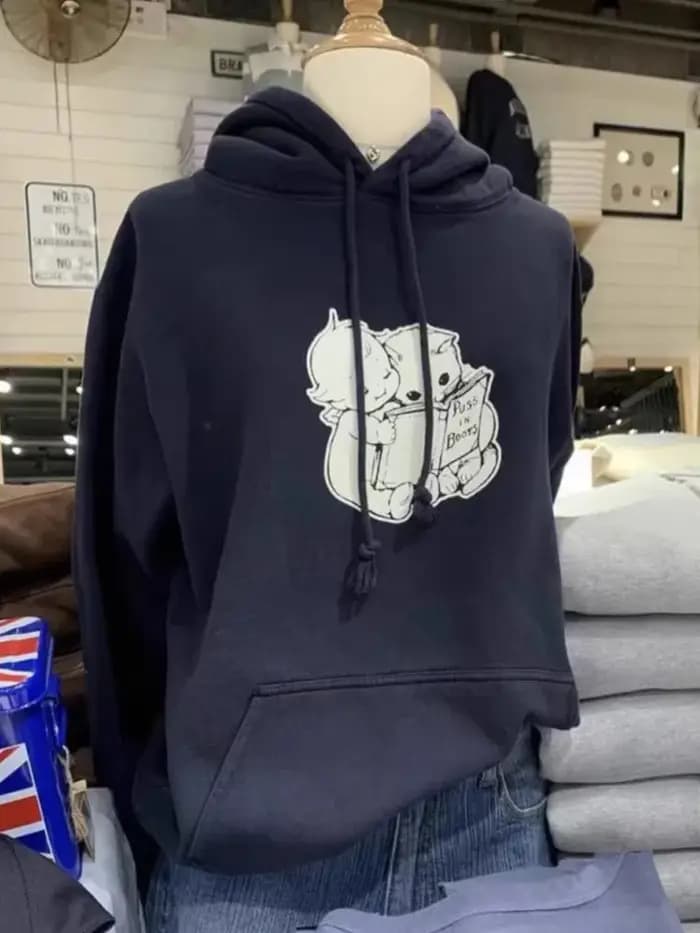 Sweat à capuche imprimé étoile d'ange pour femme