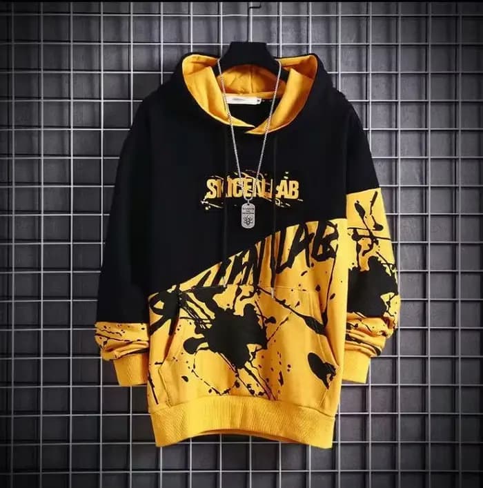 Sweat à capuche japonais à manches longues pour hommes