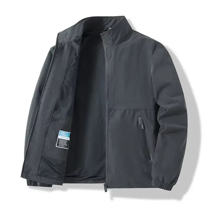 Nouvelle veste pour homme printemps-automne coupe ample col montant sportswear décontracté extérieur
