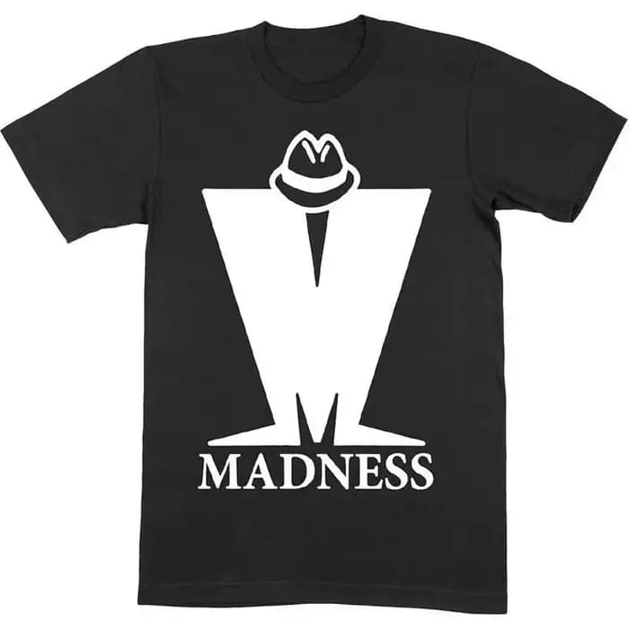 Madness T Shirt Big M Band Logo Officiel Homme Noir L