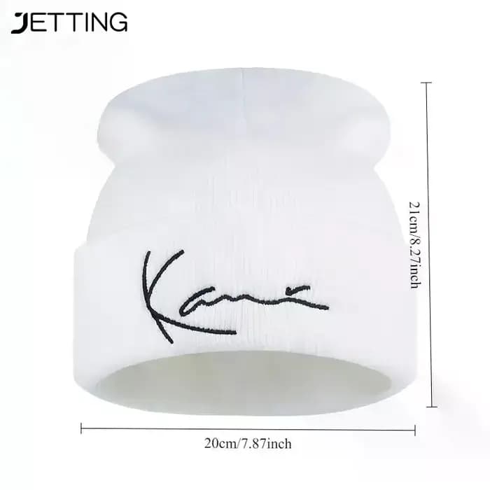 Karl Kani – chapeau tricoté avec lettres rétro brodées pour hommes et femmes