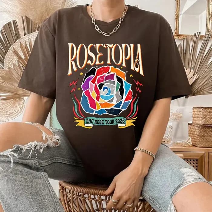 T-shirt The Rose Rosetopia 2026 World Tour
