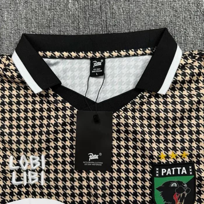PATTA Jersey Homme Femme Sport Haute Qualité Color Blocking Broderie Polo Manches Courtes T-shirt