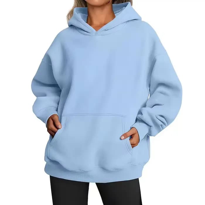 Sweat-shirt à capuche chaud en polaire pour homme et femme