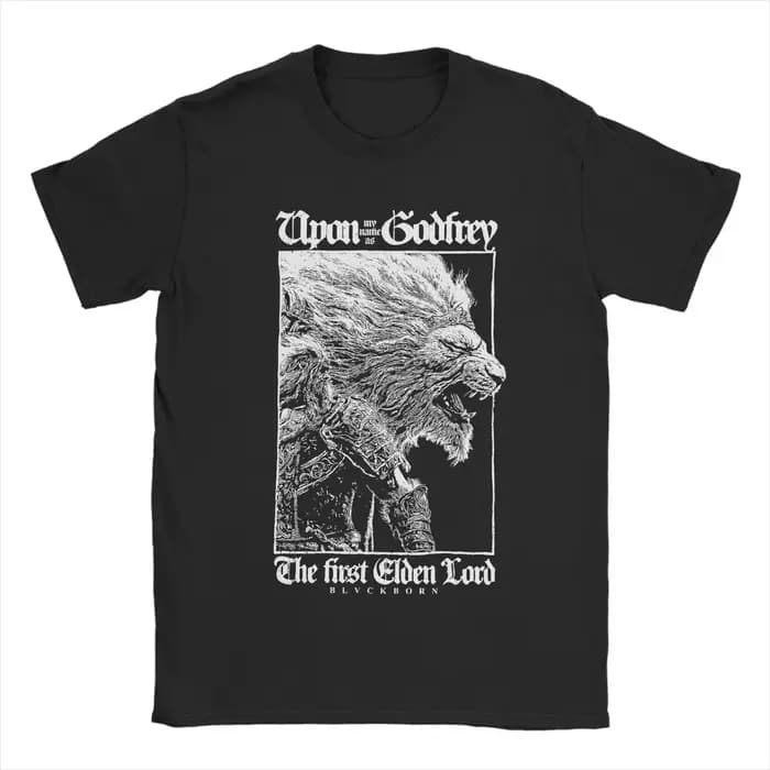 Messmer ER jeu T-Shirt pour hommes créatif pur coton t-shirts col rond à manches courtes