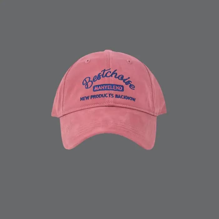 Casquette de Baseball brodée rose pour femmes