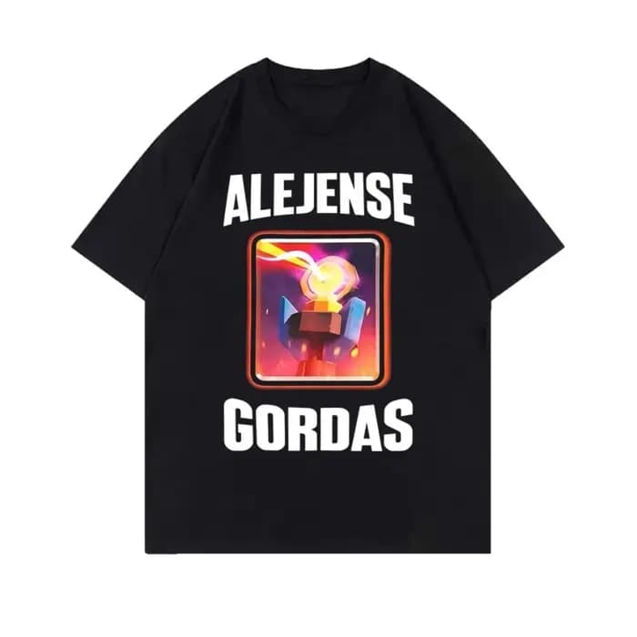 T-shirt Alejense Gordas MemeT, un cadeau humoristique pour hommes et femmes, un t-shirt décontracté