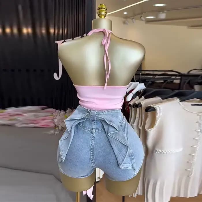 Chemise pour femmes, col licou