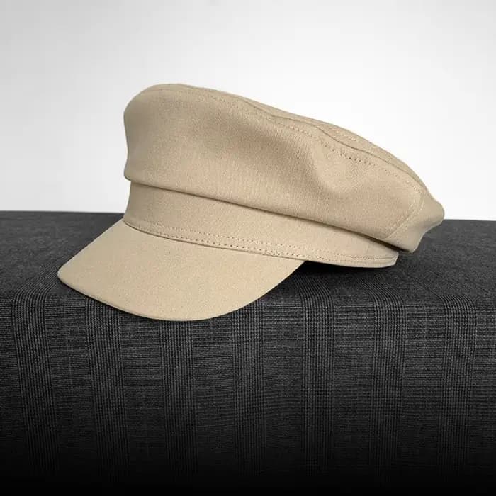 Casquette plate marine vintage, chapeau à visière tendance, béret militaire rouge rétro pour homme, idéal pour le printemps et l'été au quotidien