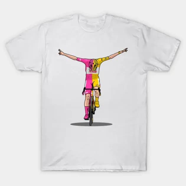 T-shirt décontracté tendance été Giro et Le Tour Tadej Pogacar