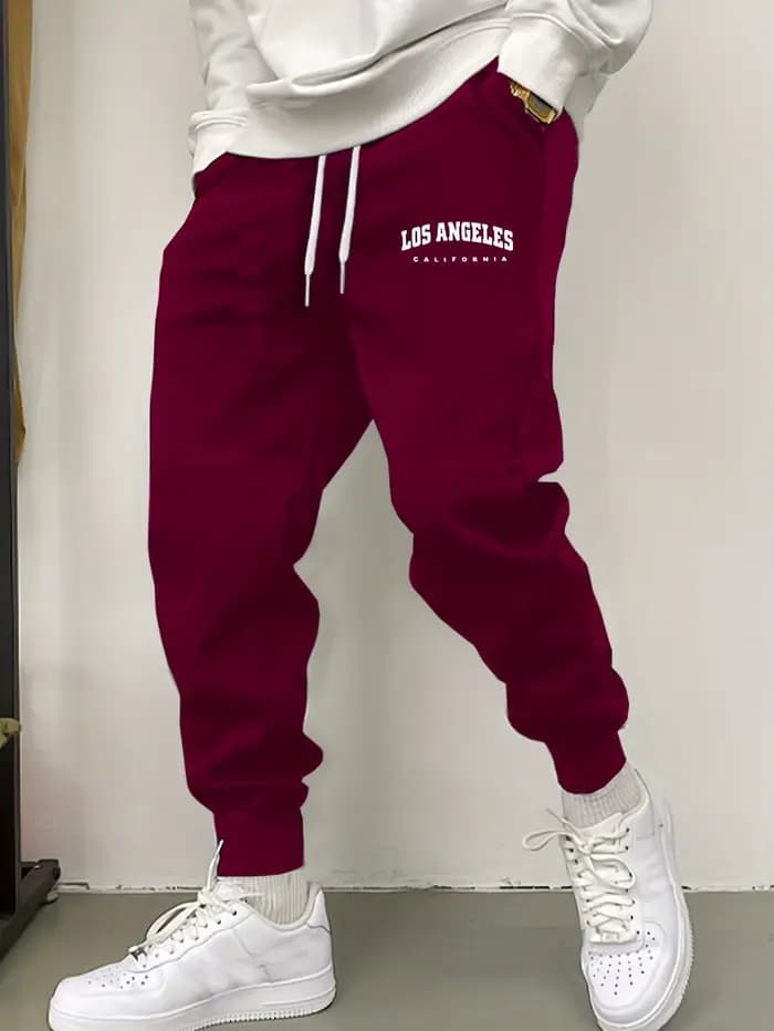 Pantalon de jogging pour homme avec imprimé Los Angeles