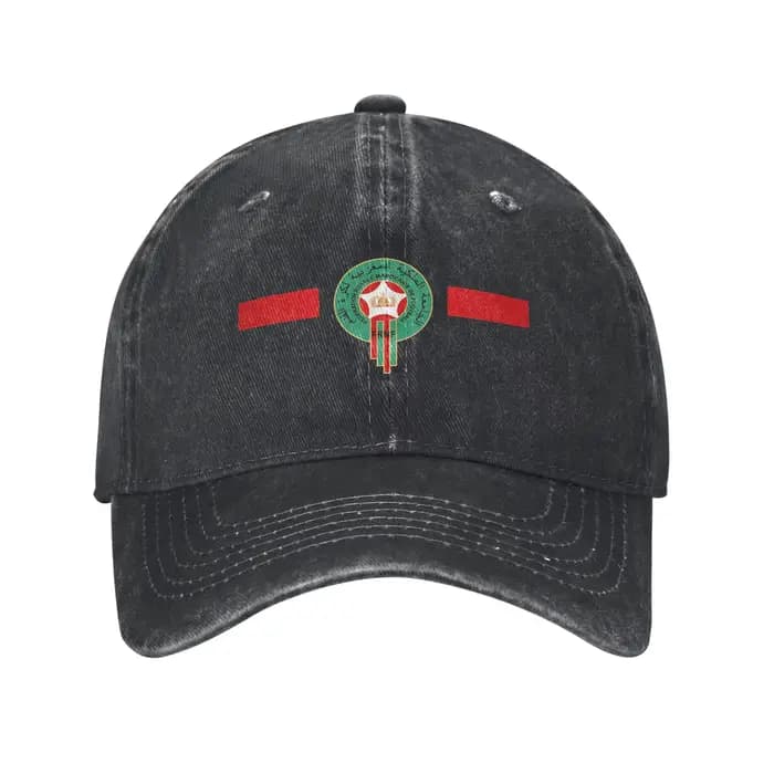 Casquette de baseball Maroc Maroc منتخب المغربي avec drapeau marocain, pour hommes et femmes, casqu
