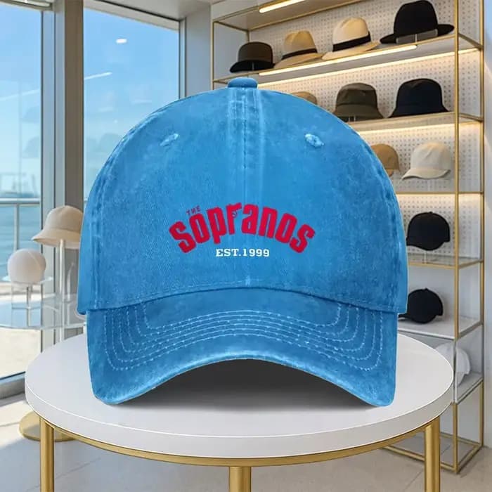1 casquette de baseball au design Sopranos | Léger