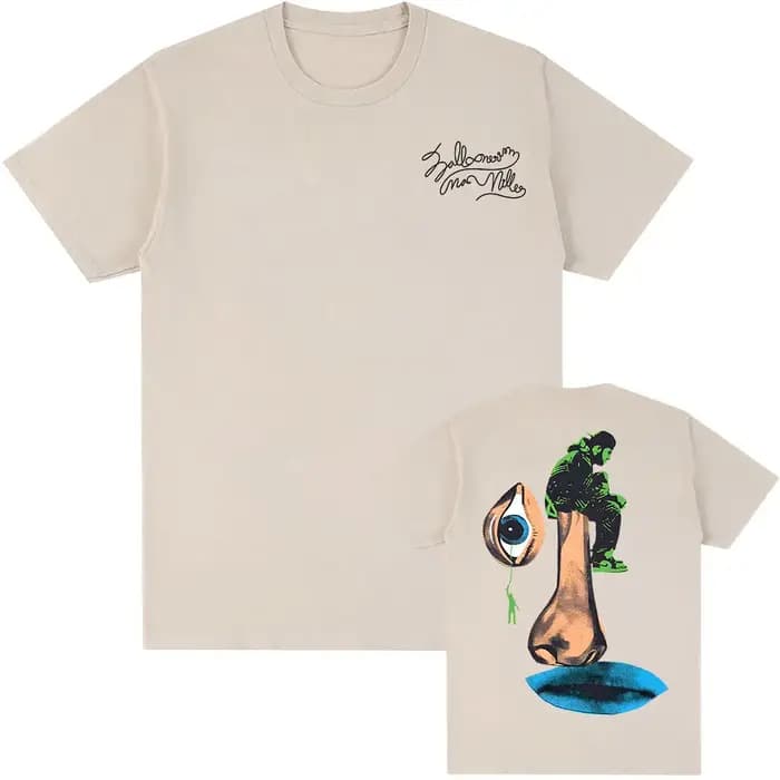 Macc Miller-T-shirt à manches courtes et col rond pour homme et femme