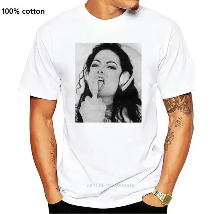 T-shirt en coton pour homme, Streetwear, Harajuku, Michael Jackson