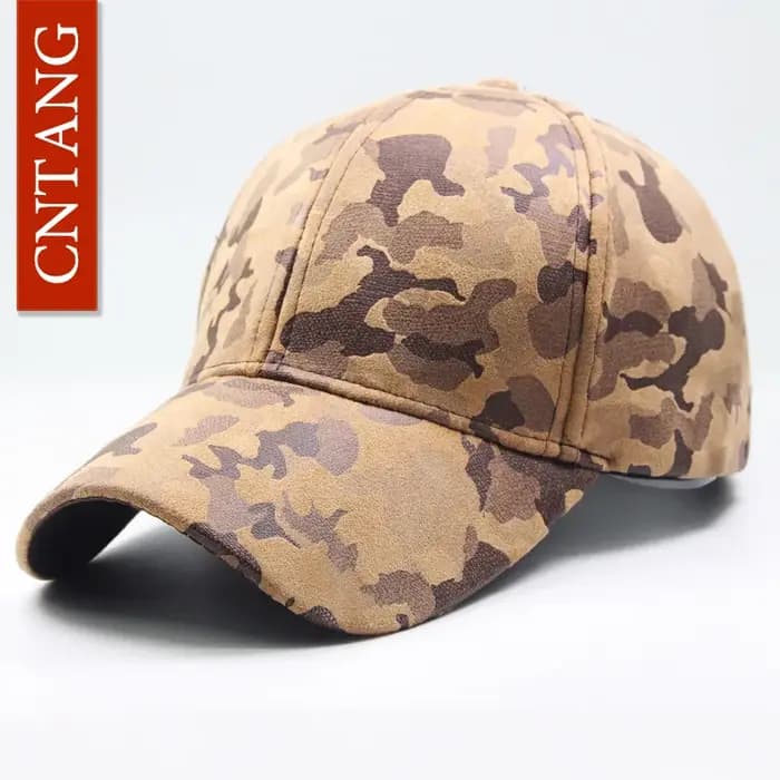 CNTANG cuir daim PU Camouflage casquette de Baseball hommes mode printemps chapeau Snapback Hip Hop unisexe casquettes réglable marque chapeaux décontractés