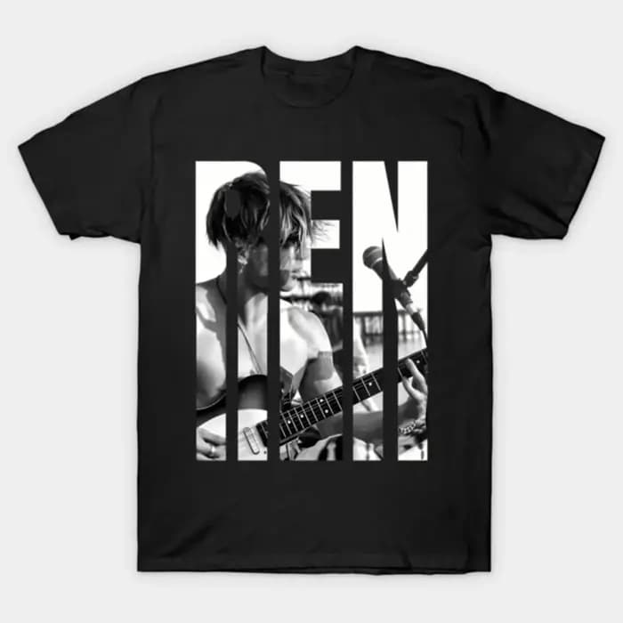 T-shirt REN BUSKING SEVEN SINS IAM A RENEGADE MERCH HI GILL vintage délavé pour homme – Vêtement graphique stylé et respirant de créateur