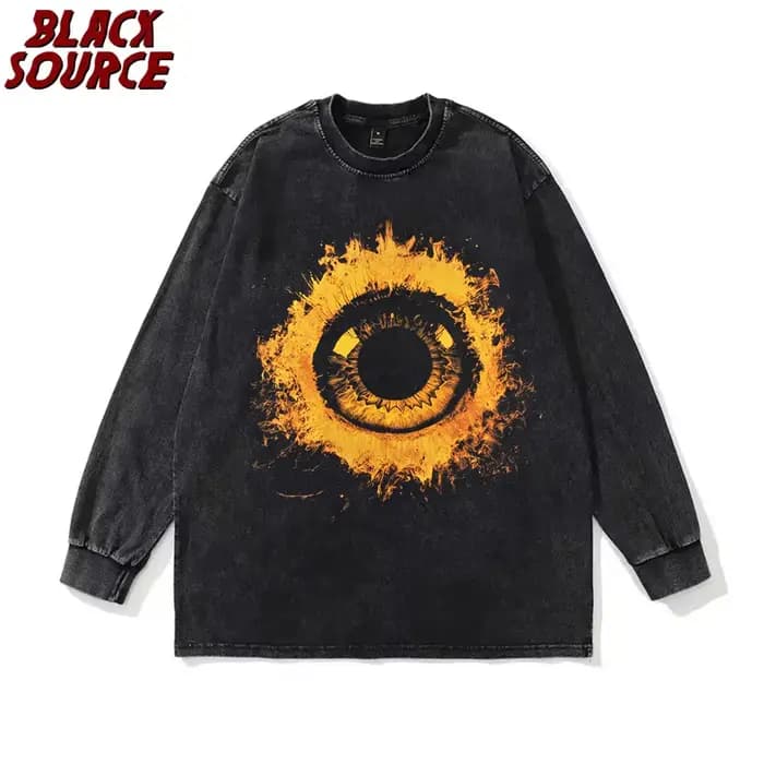 T-Shirt Streetwear montre-moi Burn Eye graphique