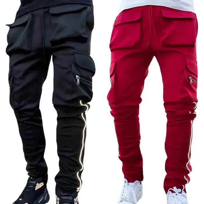 Pantalon de jogging multi-poches pour homme, pantalon de survêtement de sport, jogging décontracté pour homme, jogging de course, jogging Cargo Casting, pantalon Hip Pop, été