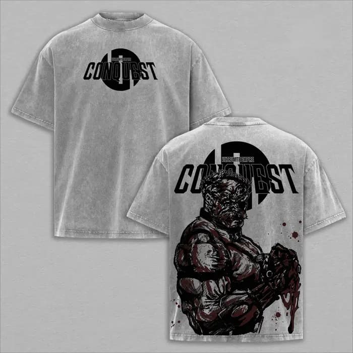 T-shirt Anime Invincible 2026 Vintage Y2K Lavé Oversize Col Rond Manches Courtes Coton Été Hauts Vêtements Homme