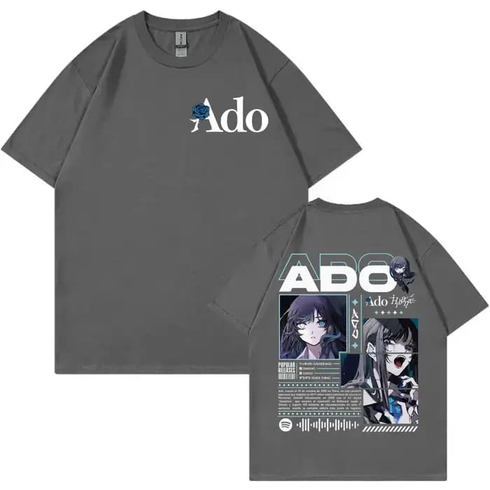 Chanteur Ado Hibana Tour du monde 2025 T-shirts graphiques mode Vintage à manches courtes