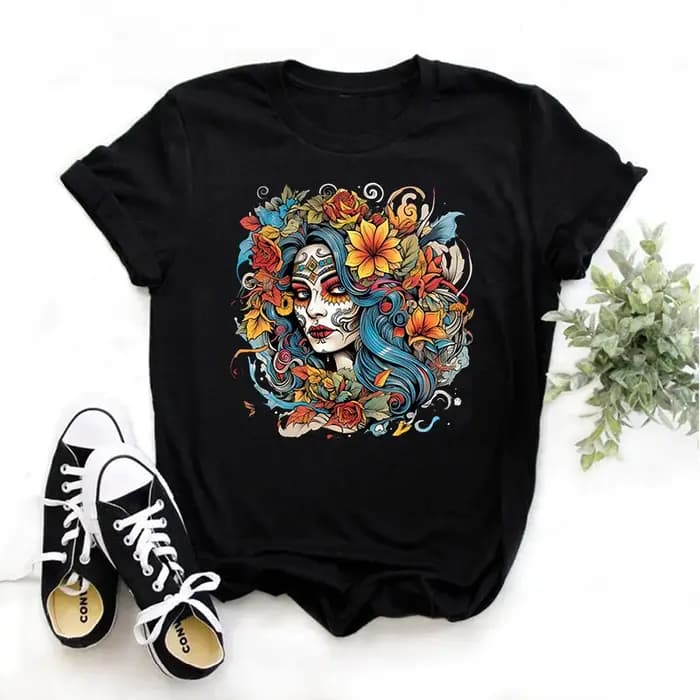 Chicano-Patchs pour vêtements thermocollants pour filles