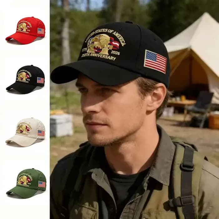 Casquette de baseball en sergé pour le 250e anniversaire