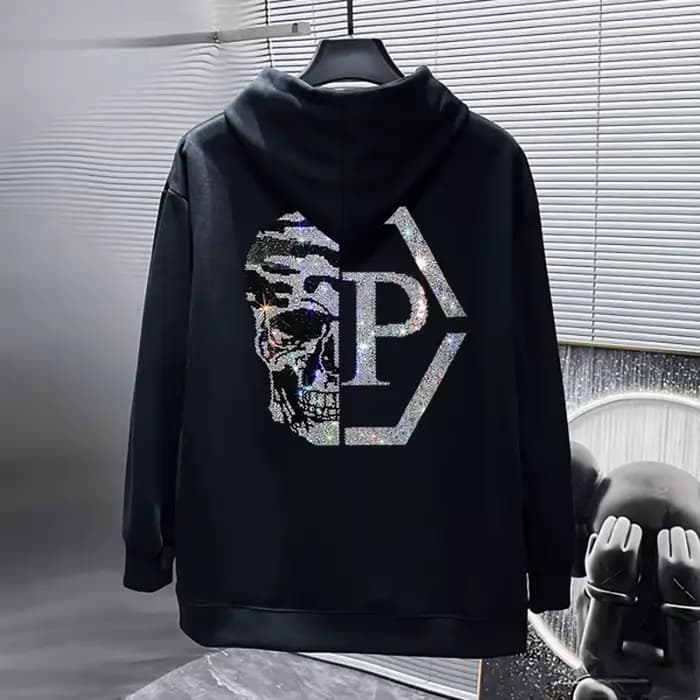 Sweat à capuche sports de rue dessin animé fer perceuse motif sweat à capuche décontracté tout plus