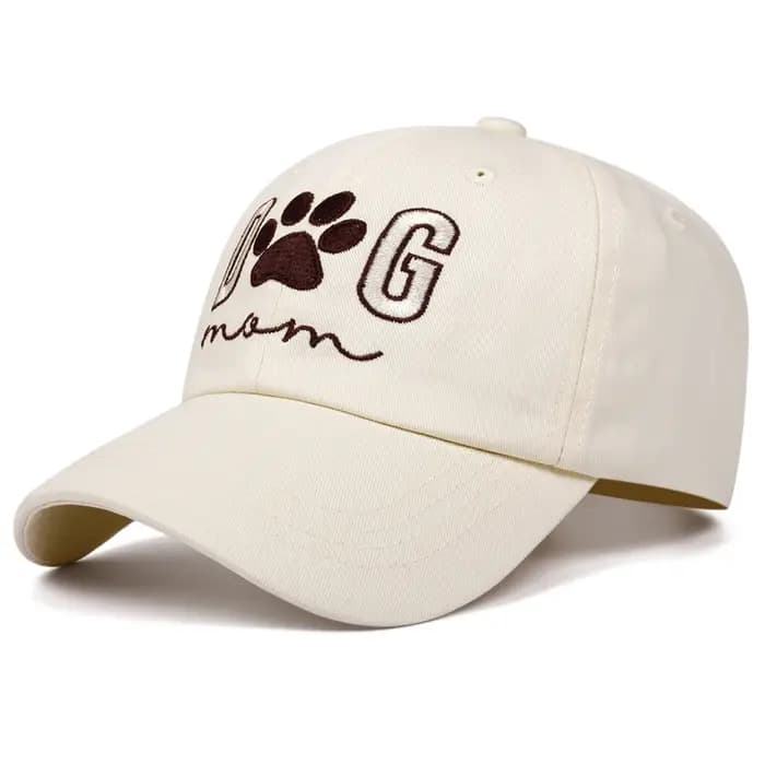 Casquettes de baseball brodées avec empreintes d'animaux pour femmes et hommes