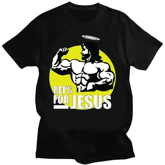 T-shirt graphique drôle de l'équipe de Jésus pour hommes et femmes