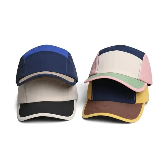 Casquette de baseball à 5 panneaux pour hommes et femmes