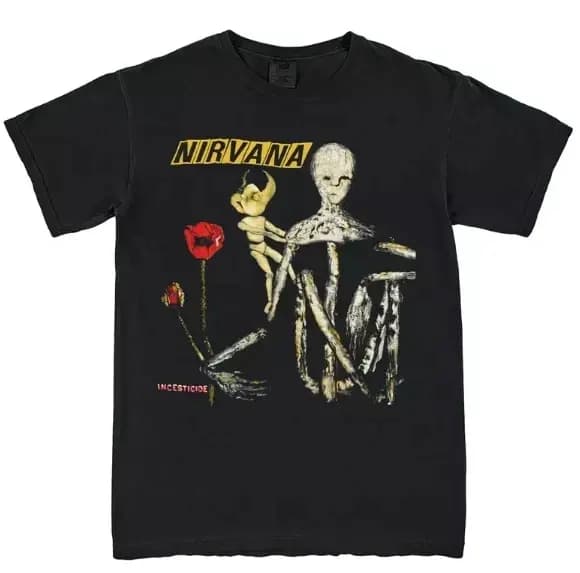 T-shirt décontracté Nirvana Incesticide