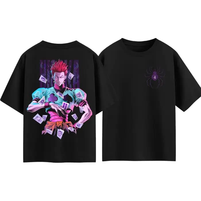 T-shirt Anime HUNTER×HUNTER Hisoka pour hommes et femmes
