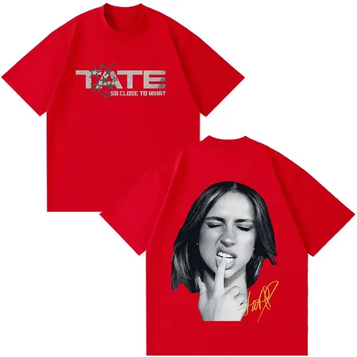 Tate Mcrae Album donc près de ce qui manque possessionnel 2025 Tour du monde T-Shirts hommes femmes