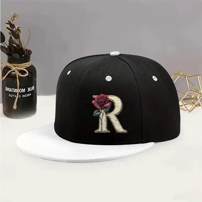 Casquette de baseball décontractée et élégante à visière plate