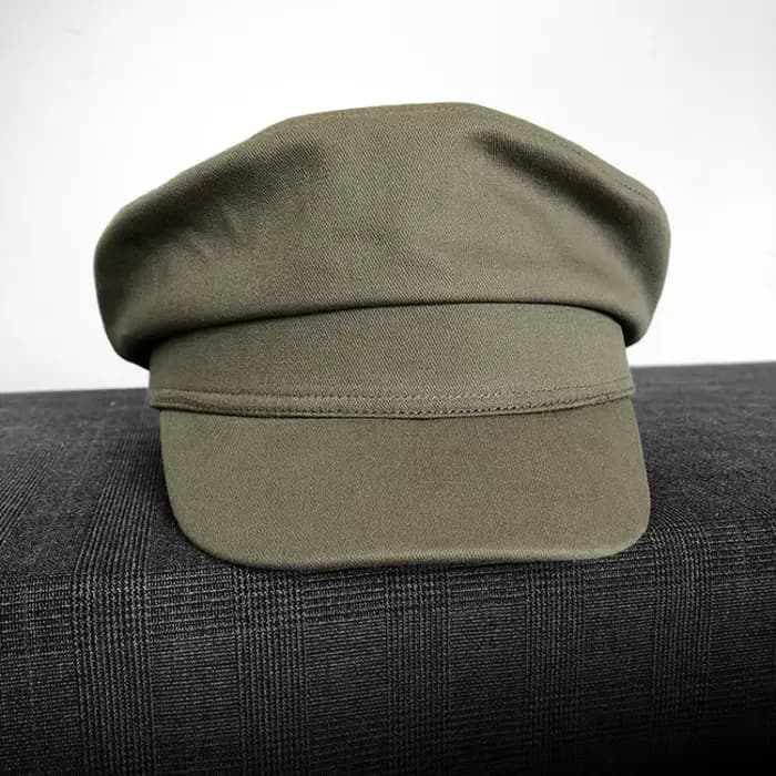 Casquette plate marine vintage, chapeau à visière tendance, béret militaire rouge rétro pour homme, idéal pour le printemps et l'été au quotidien