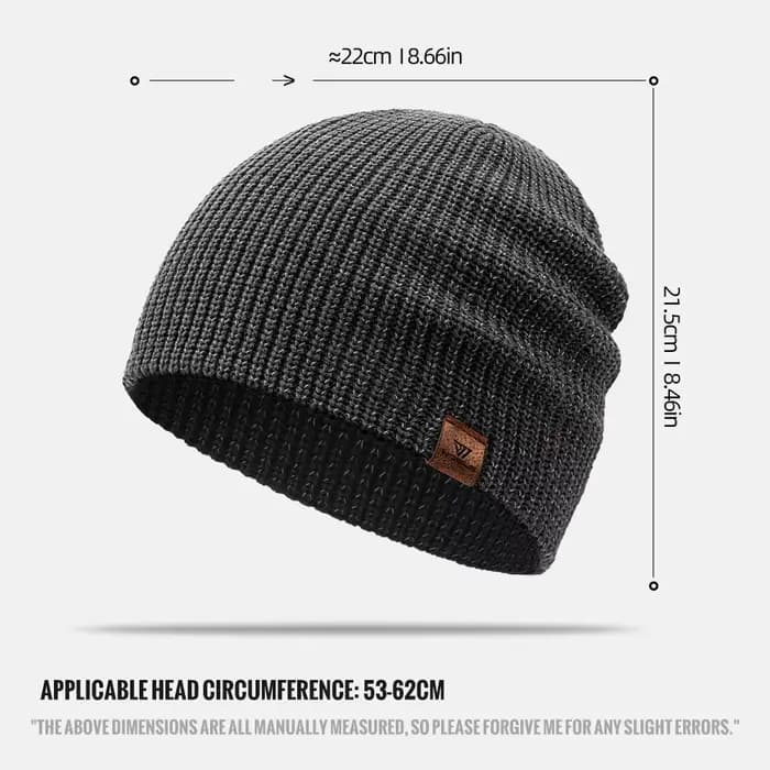 WRELS hiver tricoté bonnet chapeaux chaud nuit course chapeau réfléchissant unisexe coupe-vent Protection des oreilles cyclisme randonnée Ski casquette