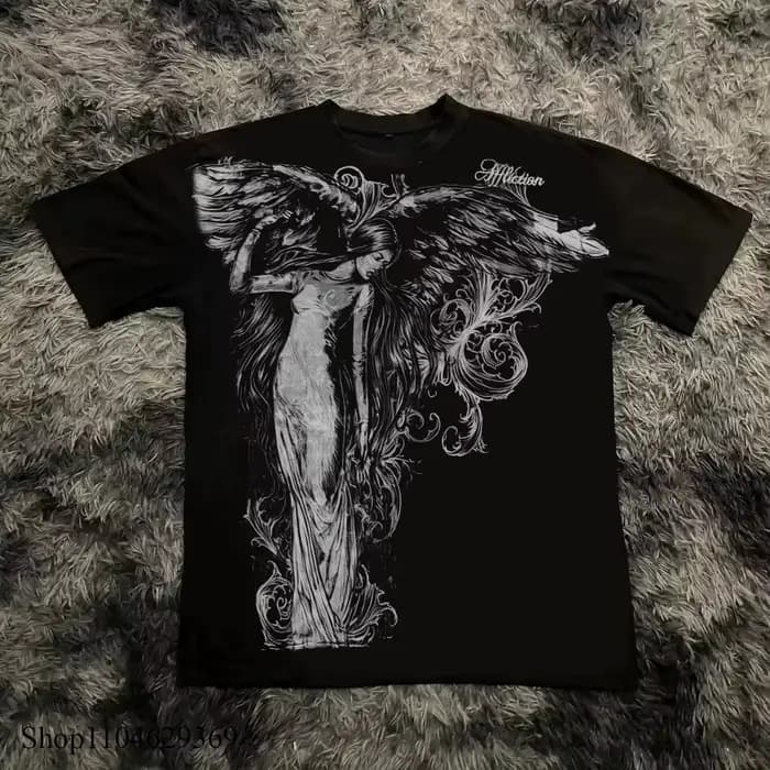 T-shirt gothique style Southpole 100% coton