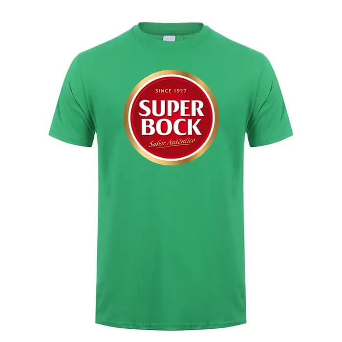 SUPollBOCK SABOR AUTENTICO Économie Unisexe Y-Tee DZ-007 Super Bock T Shirt Été Hommes Cool Coton Ma