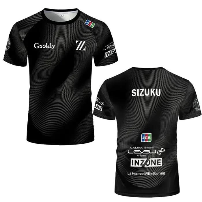 Maillot d'équipe d'e-sport ZETA DIVISION 2026 SITETAMPO – T-shirt unisexe à séchage rapide et respirant