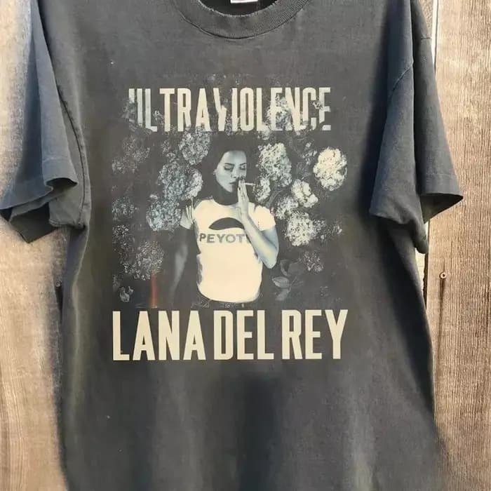 T-shirt cadeau pour fans de l'album "Ultraviolence" de Lana Del Rey
