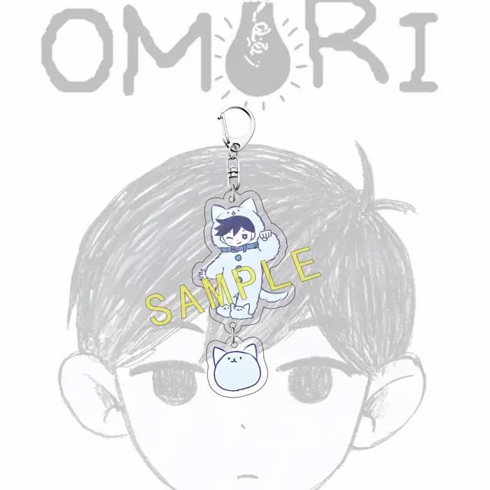 Pendentif en acrylique Anime OMORI 6CM