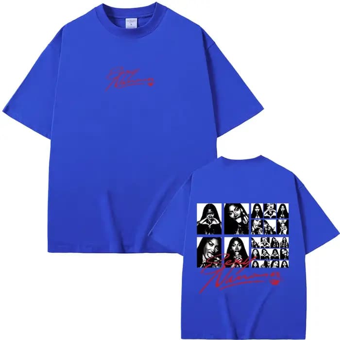 T-shirt graphique sexy Nana du rappeur Aya Nakamura, pour hommes et femmes, mode hip-hop, musique pop, t-shirts décontractés en coton surdimensionnés pour hommes
